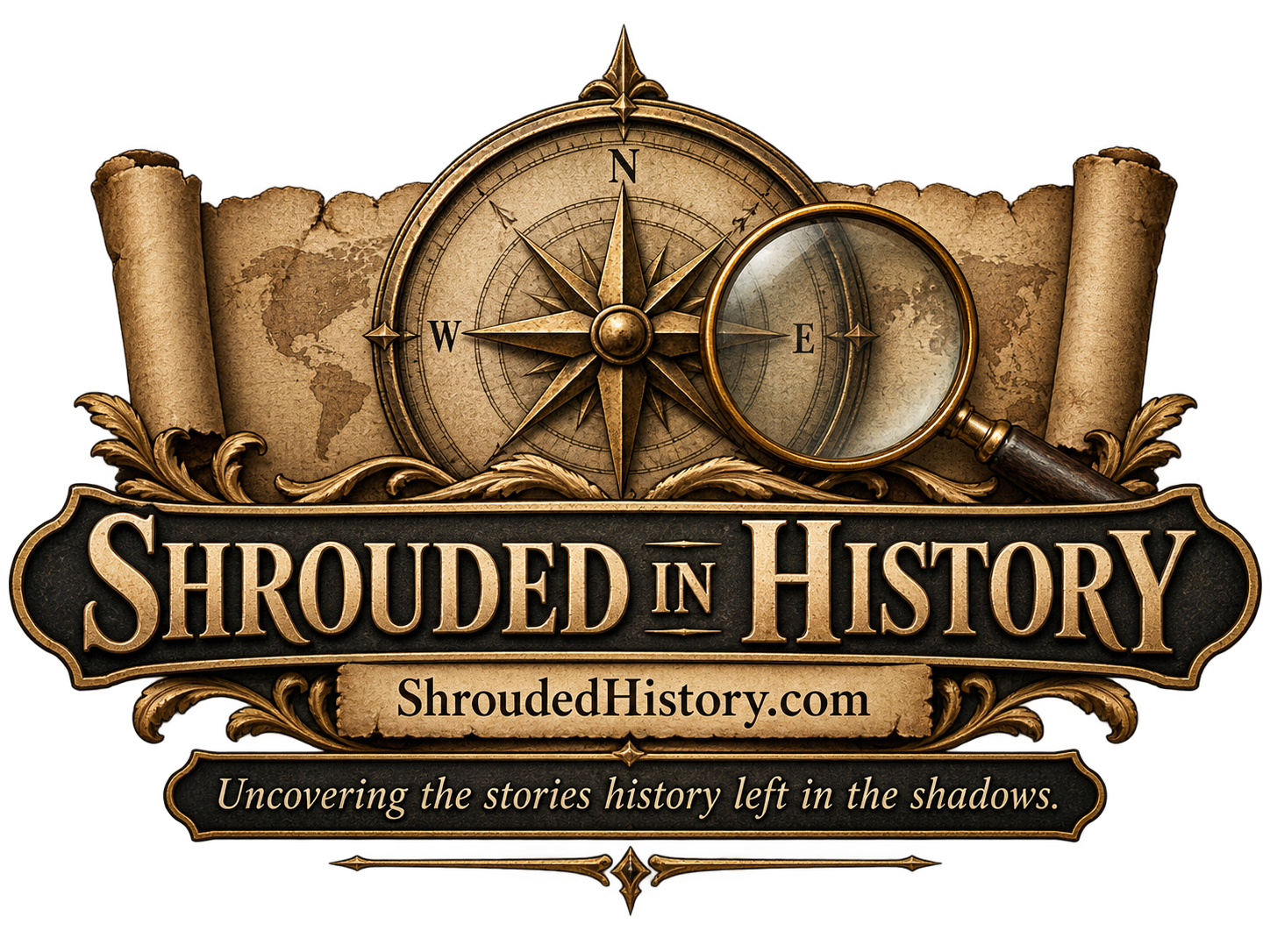 Shrouded in History logo